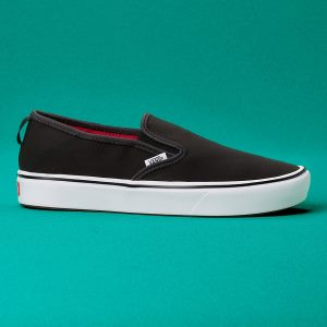 Vans Erkek Kaykay Ayakkabısı ComfyCush Slip-On SF Siyah/Beyaz | 48203-119